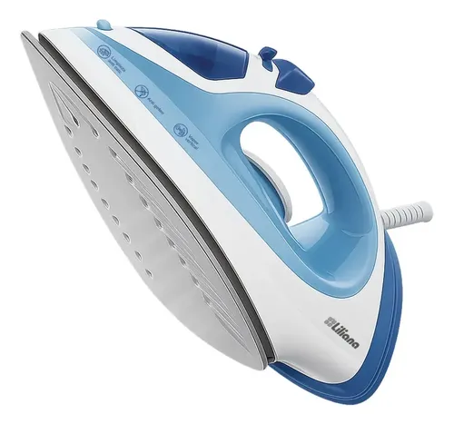 Plancha Liliana Vapor 2100w Base Ceramica C/rociador Turquesa