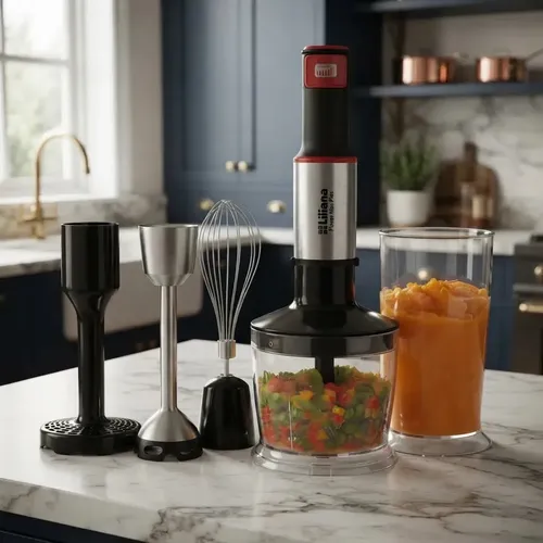 Mixer Liliana Corriente Doméstica Powemix Plus Negro