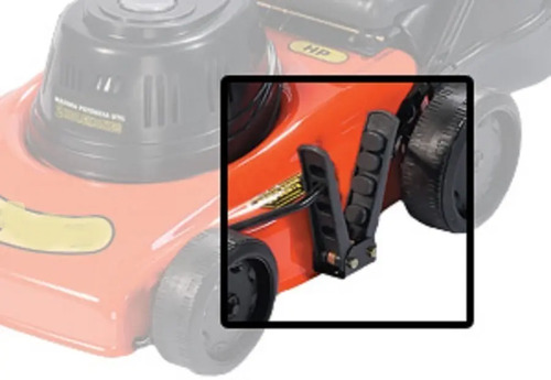 Cortadora Cesped Electrica Dibra R60e 2100w Canasto Rigido Color Naranja/negro
