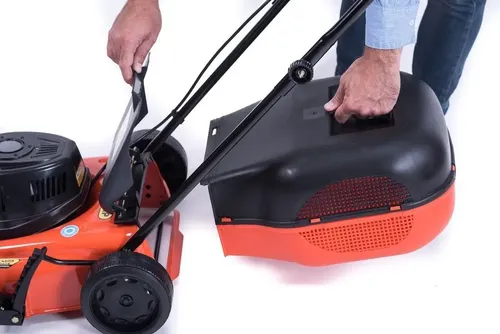 Cortadora Cesped Electrica Dibra R60e 2100w Canasto Rigido Color Naranja/negro
