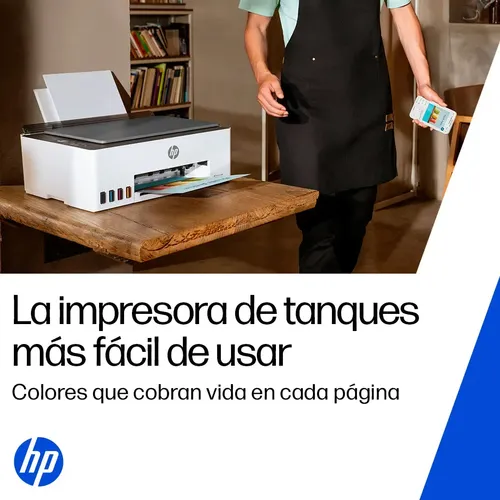 Impresora Hp Multifuncion Smart Tank 580 All In One Blanco