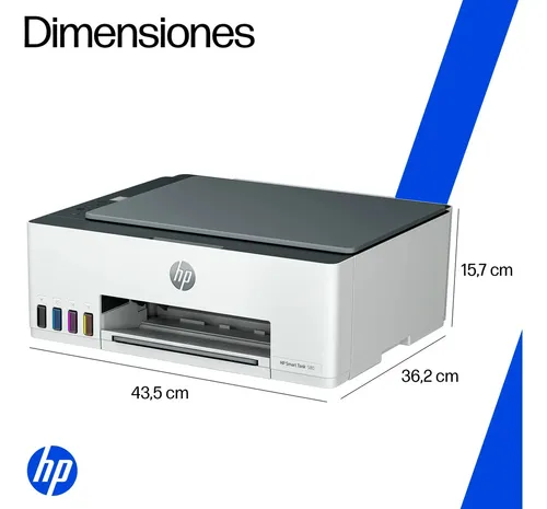 Impresora Hp Multifuncion Smart Tank 580 All In One Blanco