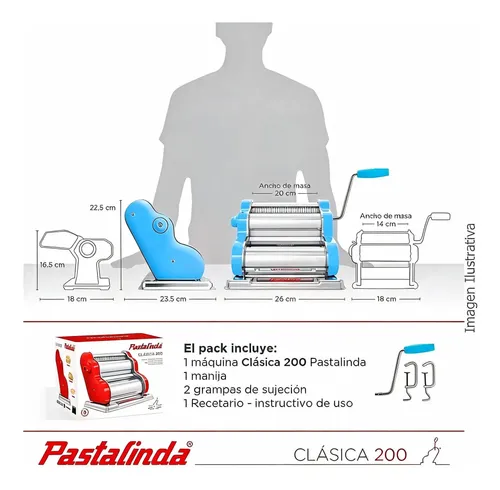 Fabripasta Pastalinda Clasica 200 Acqua Celeste