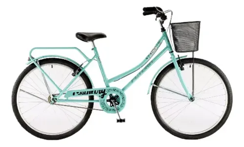 Bicicleta Futura Rod.26 3577 City Cruiser Dama Aguamarina Turquesa