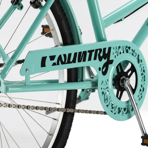 Bicicleta Futura Rod.26 3577 City Cruiser Dama Aguamarina Turquesa