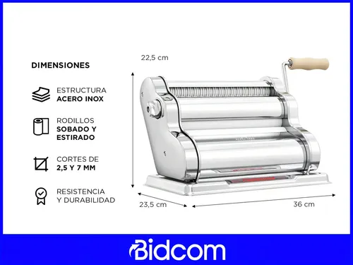 Fabripasta Pastalinda Clasica 260 Cromada Plateado