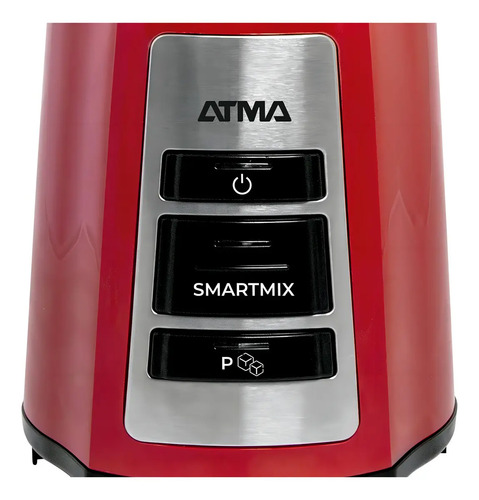 Licuadora De Vaso Atma Smartmix Lv242ap Negra Color Rojo