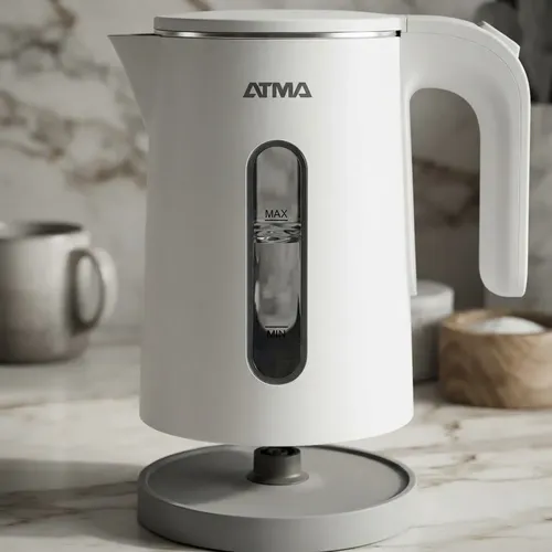 Pava Electrica Atma 1.8lts 1500w Hervidor C/corte Blanco