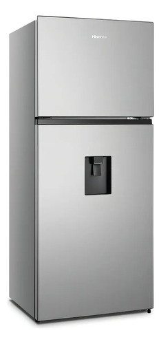 Heladera Inverter Hisense Con Freezer No Frost 379l Con Dispenser De Agua Gris