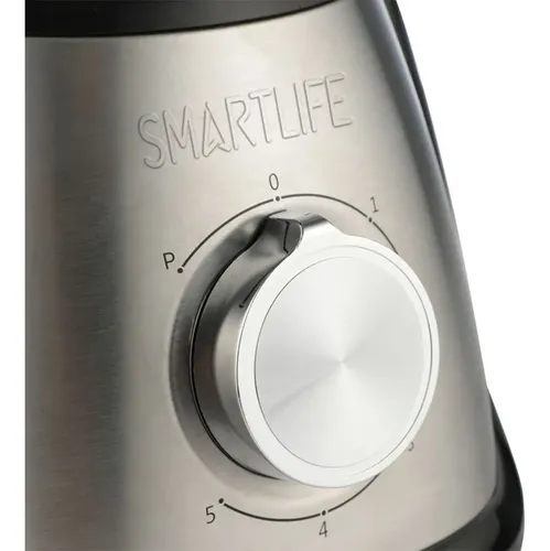 Licuadora Smartlife Jarra De Vidrio 1.5l 5vel/pulsador Negro Negro