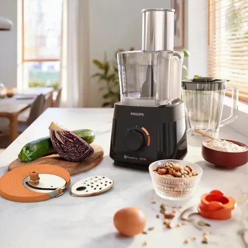 Procesadora De Alimentos Philips Hr730190 750w 1.5l Negro