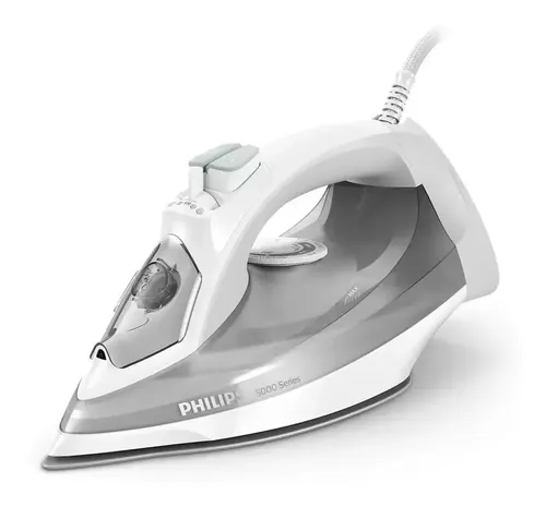 Plancha Philips Dst5010/10 A Vapor 2400w Antiadherente Gris Y Blanco