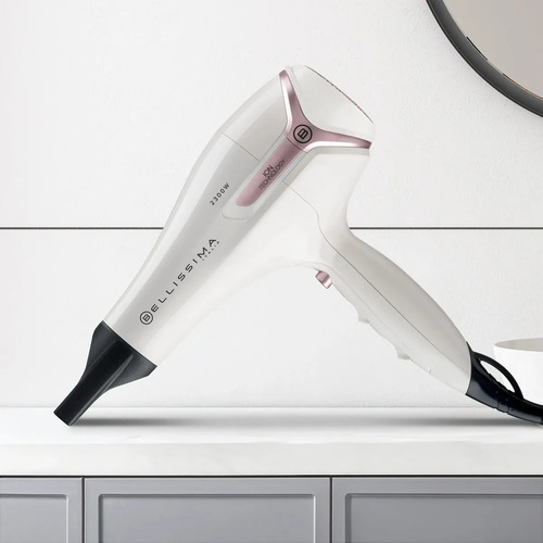 Secador Cabello Bellissima K9 2300w Ionico 2 Vel/ 3 Niveles. Blanco