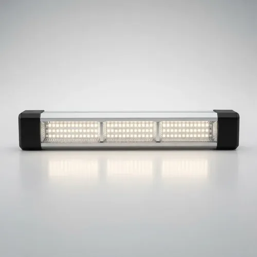 Luz Emergencia Multifuncion 60 Leds Blancos/rojo/azul/baliza Negro
