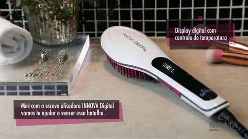 Cepillo Alisador Ga-ma Innova Digital Blanco