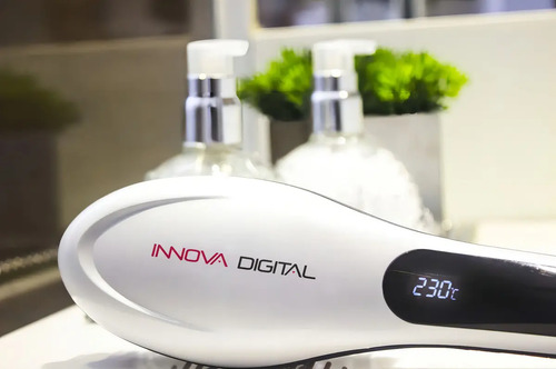 Cepillo Alisador Ga-ma Innova Digital Blanco