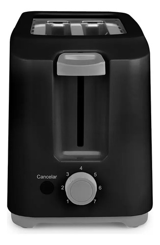 Tostadora Philco Negra 700w 7 Niveles C/bandeja Negro