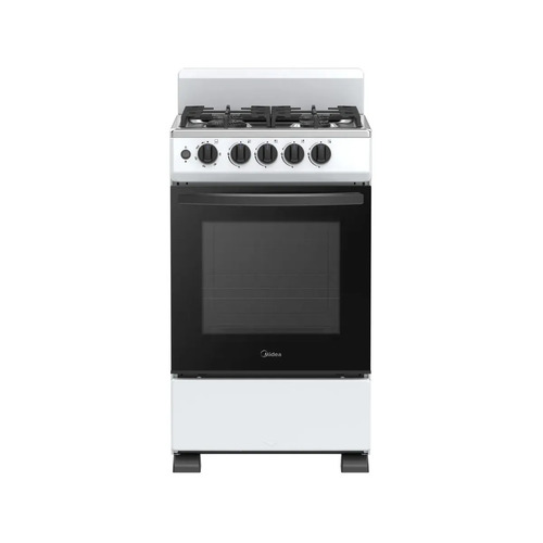 Cocina Midea 50cm Blanca C/enc Elec/luz/visor Multigas Blanco