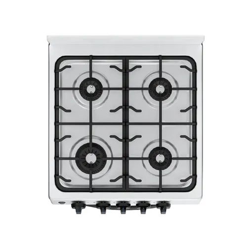 Cocina Midea 50cm Blanca C/enc Elec/luz/visor Multigas Blanco