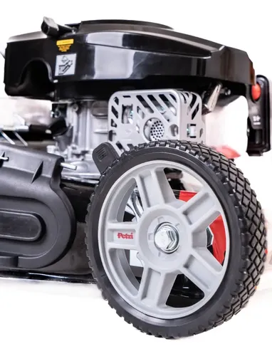 Cortadora Cesped Petri 4 Hp Nafta C/bolsa 9 Pos Prof Rojo