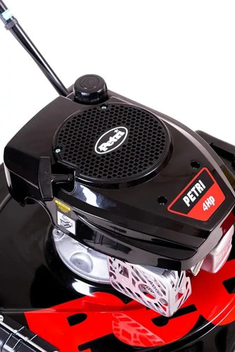 Cortadora Cesped Petri 4 Hp Nafta C/bolsa 9 Pos Prof Rojo