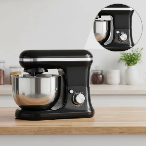 Batidora C/bowl Stellhome Sh-bp1200 Planet 5lts 1200w 3f/5v Negro