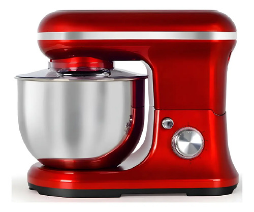 Batidora Planetaria De Pie Steel Home Bp1200 Roja Bowl De 5l Color Rojo