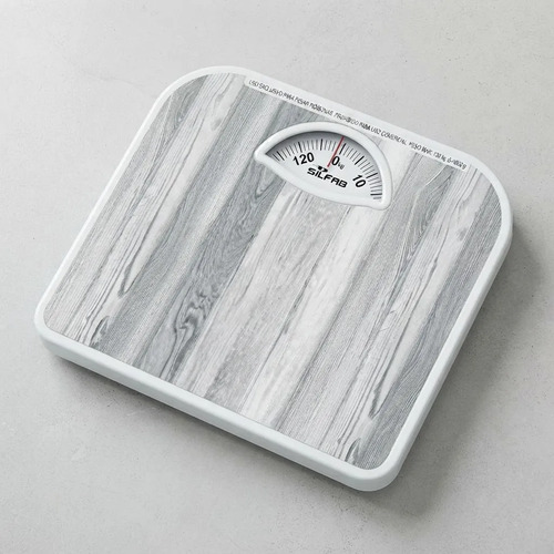 Balanza Personal Silfab  Mecanica 130kg Madera Madera