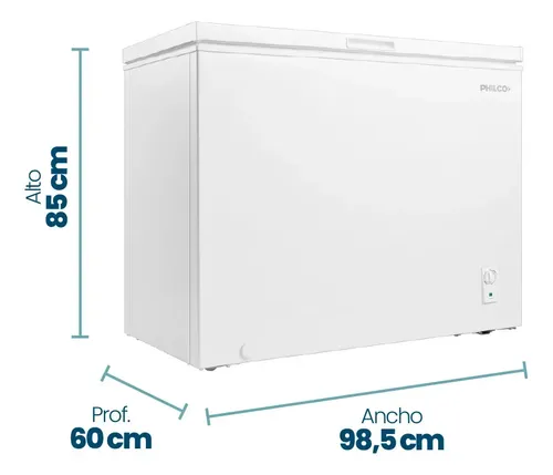 Freezer Inverter 249 Lts Blanco Philco Phch249bi