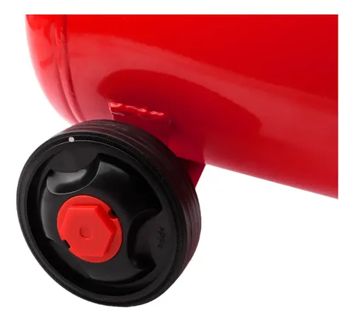 Compresor De Aire Eléctrico 24 Litros 1,2 Hp Monocilindro 25 Rojo 0 Monofásica