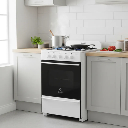 Cocina Escorial 56cm Master S2 Classic Blanca Easy Clean Blanco