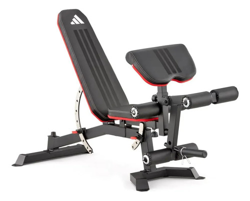 Banco Multigymnasio adidas Respaldo Ajustable 7 Pos 180kg Negro