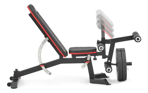 Banco Multigymnasio adidas Respaldo Ajustable 7 Pos 180kg Negro