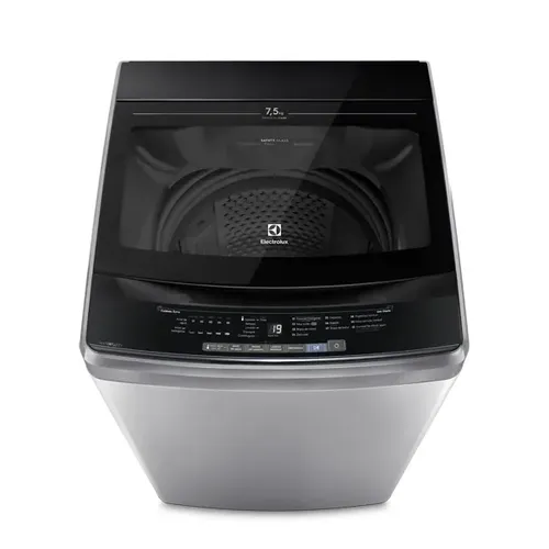 Lavarropas Carga Superior Electrolux 7,5kg Dual Dispenser Gris 650 Rpm Elac014s