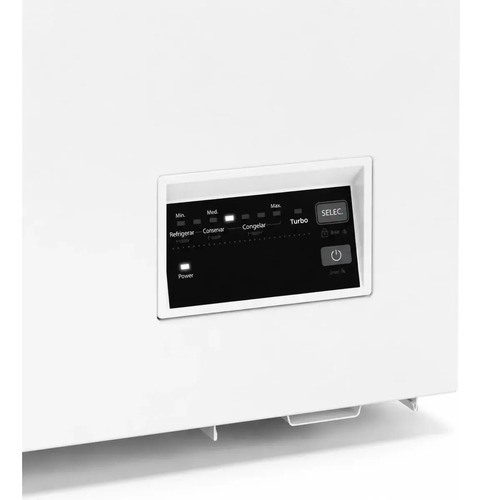 Freezer Horizontal Gafa De 200l Inverter Blanco Fghi202b-m