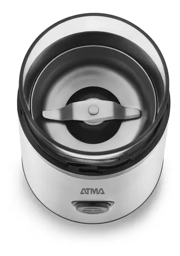 Molinillo De Café Atma Mc8141n. Acero Inoxidable, Apto Para Granos Y Semillas. Gris