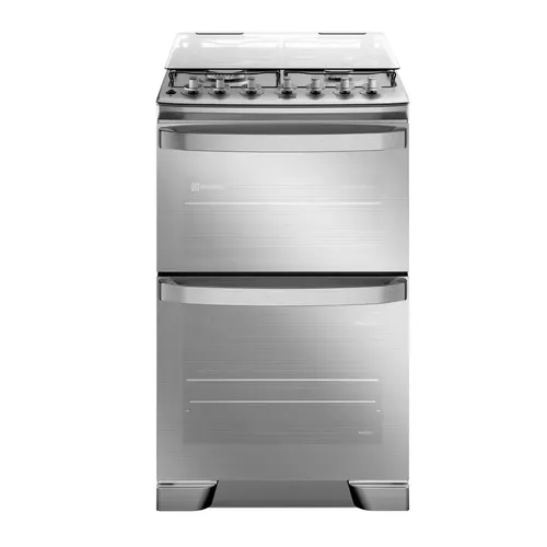 Cocina A Gas Electrolux Experience 4 Hornallas Multigas Eléctrico Doble Horno, Perfectcook Y Vaporbake Inox F4edm Espejado