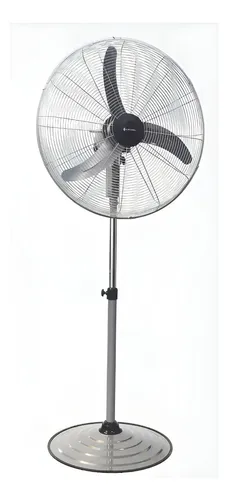 Ventilador De Pie 3 Velocidades Crivel V33 26 66.04 Cm 50 Hz Plateado Metal