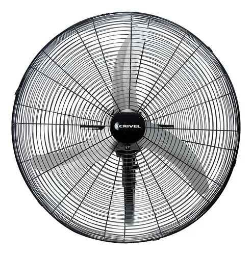 Ventilador Pared 24 Crivel Industria /3 Aspas Metalicas 61 Cm 50hz Gris Metalicas 3