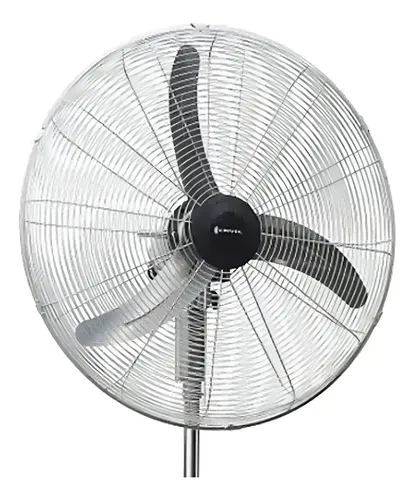 Ventilador Pie 30 Crivel Parrilla Metalica/3 Aspas 76.2 Cm 50 Hz Gris Negro Chapa 3