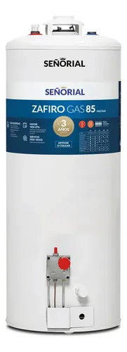 Termotanque Multigas Señorial Tszp1-85 Zafiro Color Blanco