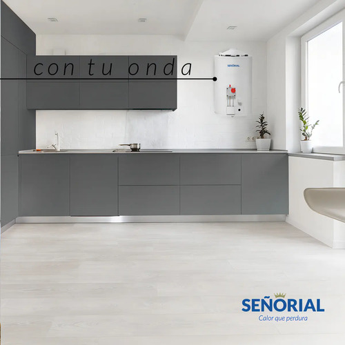 Termotanque Multigas Señorial Tszp1-85 Zafiro Color Blanco