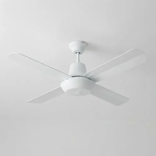 Ventilador Techo Crivel 90w/4 Aspas Metal/5 Vel Blanco 1.2 M 50 Hz. Blanco Metalicas 4