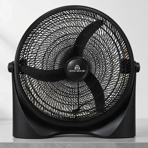 Turbo 20  King-house 3vel/silencioso/regulable/3 Asp 20 Cm 50 Hz Negro Plástico 3