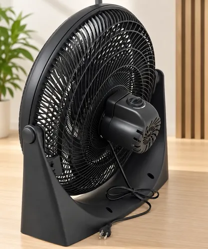Turbo 20  King-house 3vel/silencioso/regulable/3 Asp 20 Cm 50 Hz Negro Plástico 3