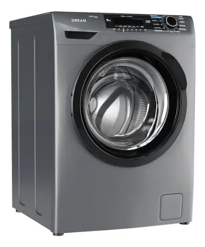Lavarropa Drean 8kg 1400 Rpm C/frontal  A  Inverter Gris Gris