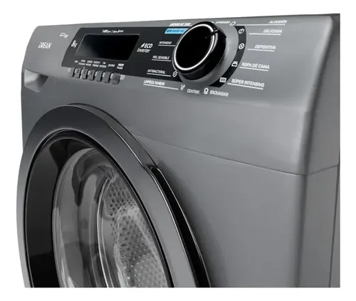 Lavarropa Drean 8kg 1400 Rpm C/frontal  A  Inverter Gris Gris