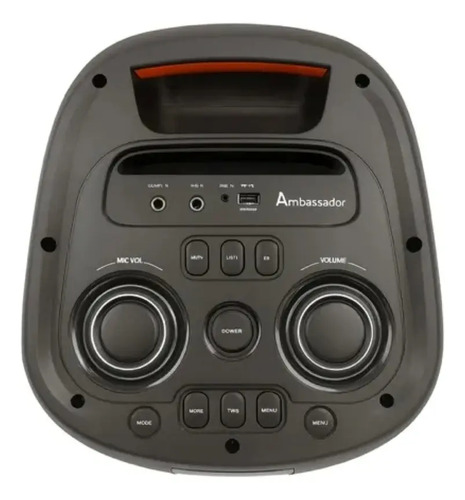 Parlante Inalambrico Bluetooth Ambassador 40w Negro