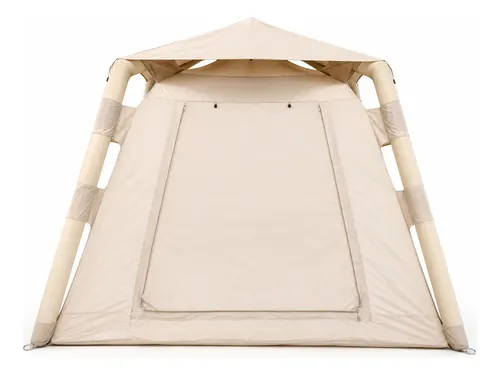 Carpa Kushiro 2.2mx2.2m Columnas Inflables Beige  2ven/2puer Beige
