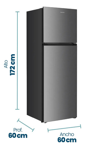 Heladera Con Freezer Philco Nphct320x 293l Inox